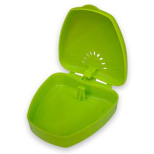 Caixa para Aparelho Ortodôntico de Bolso Verde Lima 5un.