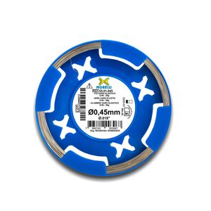 Fio Ortodôntico Duro Elástico Crni Redondo 0,45mm (.018") Rolo 50g