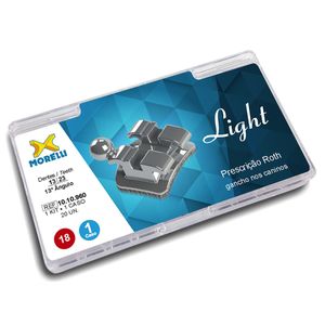 Kit De Bráquetes Prescrição Roth Light .018 Gancho Canino