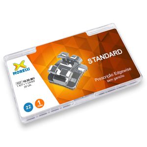 Kit de Bráquetes 01 Caso Edgewise Standard 0.22 Morelli