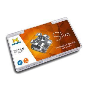 Kit de Bráquetes 01 Caso Prescrição Edgewise Slim 0.22 Morelli