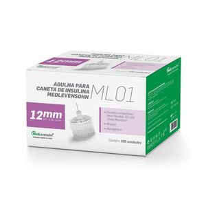 Agulha para Caneta de Insulina 12mm 100un. MedLevensohn