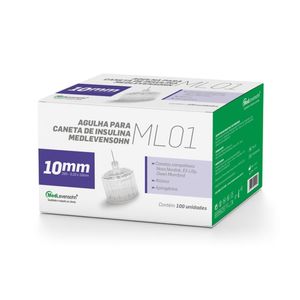 Agulha para Caneta de Insulina 10mm 100un. MedLevensohn