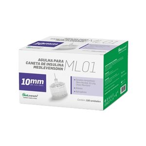Kit Agulha para Caneta de Insulina 10mm 200un.