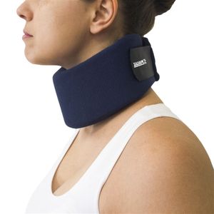 Colar Cervical Espuma com Reforço Interno Azul P Salvapé