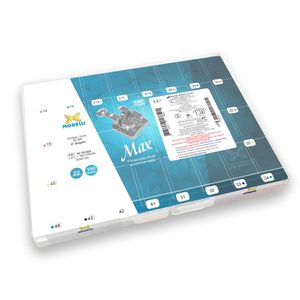 Kit de Bráquetes Max .022 Ângulo 9° Gancho Canino/Presa