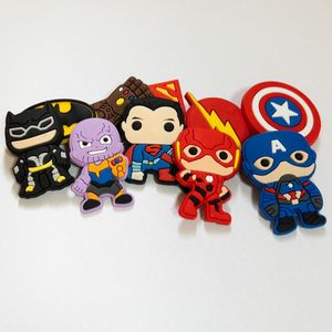 Pins Botons para Crocs Super Heróis e Escudos 10un.