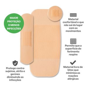 Curativos Variados Caixa com 30un Multi Saúde HC495