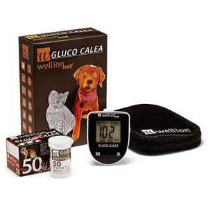 Aparelho de Glicemia Veterinário Gluco Calea + 50 Tiras