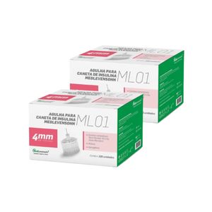 Agulha para Caneta de Insulina 4mm - Pague 1 Leve 2