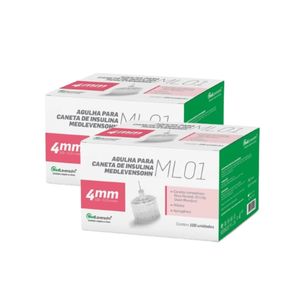 Kit Agulha para Caneta de Insulina 4mm 200un.