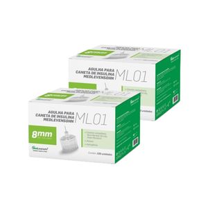 Agulha para Caneta de Insulina 8mm - Pague 1 Leve 2