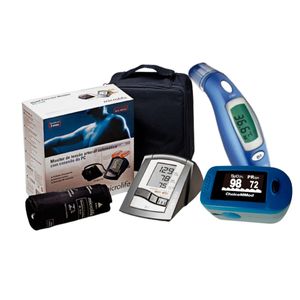 Kit Aparelho de Pressão + Termômetro + Oxímetro