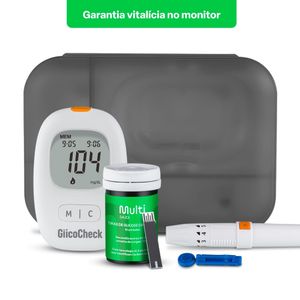 Monitor De Glicemia Glicocheck Care Plus Multi Saúde - HC487