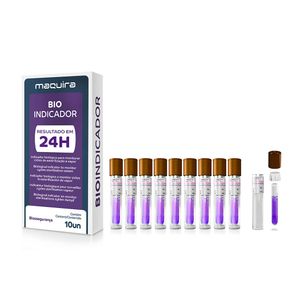 Indicador Biológico Bio-Indicador 24 Horas com 10 Unidades - Maquira