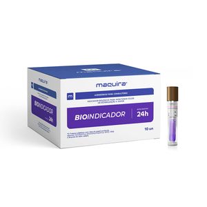 Indicador Biológico Bio-Indicador 24 Horas com 10 Unidades - Maquira