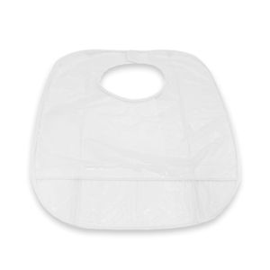 Babador Odontológico Plástico Adulto Branco JON