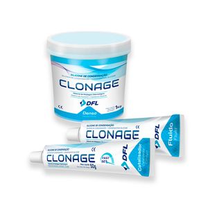 Silicone De Condensação Clonage Kit Nova DFL