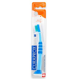 Escova Dental 4260 Baby 0-4 Cabo Azul Cerdas Verde