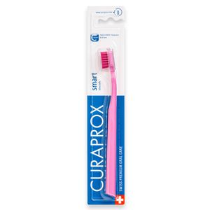 Escova Dental Smart Adulto Cabo Rosa Cerdas Rosa