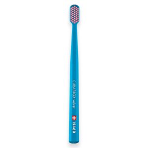Escova Dental 12460 Velvet Adulto Cabo Turquesa Cerdas Rosa