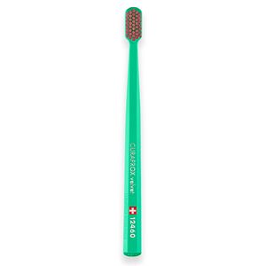 Escova Dental 12460 Velvet Adulto Cabo Verde Claro Cerdas Vinho