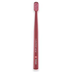 Escova Dental 12460 Velvet Adulto Cabo Vinho Cerdas Rosa