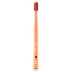 Escova Dental 12460 Velvet Adulto Cabo Laranja Cerdas Bordo