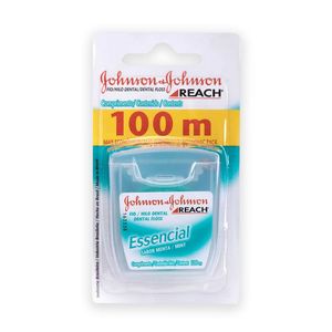 Fio Dental Reach Essencial Menta 100m Johnson & Johnson