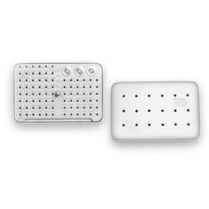 Estojo Broca 07x06x03cm para 30 Furos Inox Fava