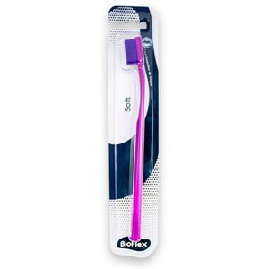 Escova Dental Bioflex Macia Pink/Roxa Morelli