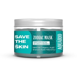Máscara Facial Zodíaco Argila Branca Aquário - Save The Skin