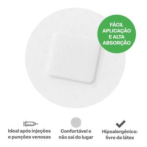Curativo Redondo Transparente Caixa com 16un Multilaser Saúde - HC494