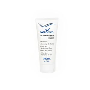 Loção Hidratante Corporal Diabetic 200ml Veromed