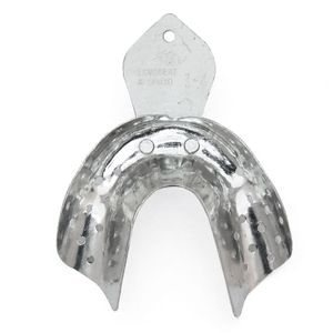 Moldeira Avulsa Perfurada Adulto Inox I-4 - Tecnodent