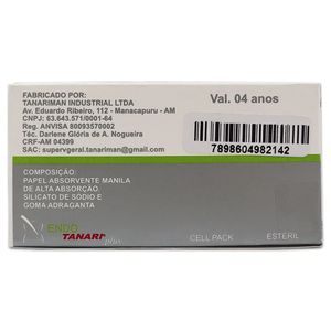 Cone de Papel Absorvente Cell Pack Pro U 28mm com 120 Pontas - Tanari