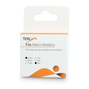 Fita Banda Matriz Metálica 5mm-5mts - TDV