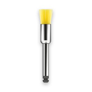 Escova Robinson Color Brush CA Amarela Com 1 Semi-Soft Taça - American Burrs