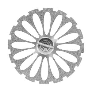 Disco Diamantado Dupla Face Total Canulado Serrilhado 22x0,20mm - American Burrs