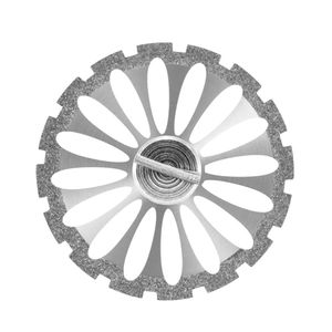 Disco Diamantado Dupla Face Periférico Canulado Serrilhado 19x0,15mm - American Burrs