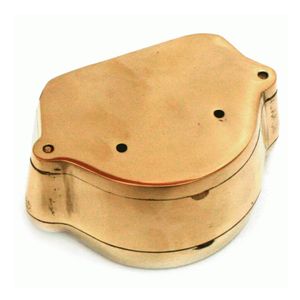 Mufla de Latão Polida N°6 Com Pino - Orto Central