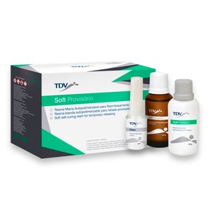 Kit Reembasador Resina Macia Soft Provisório - Tdv