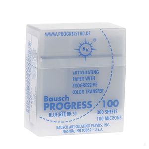 Carbono Bk 51 100 Micras Azul com 300 Tiras - Bausch
