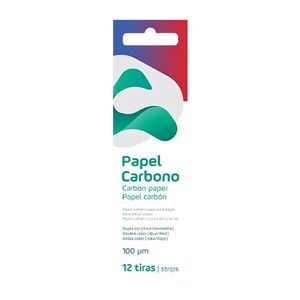 Papel Carbono Dupla Face Azul/Vermelho com 12 - AF do Brasil