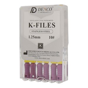 Lima K-Files Série Especial N° 10 25mm - Denco