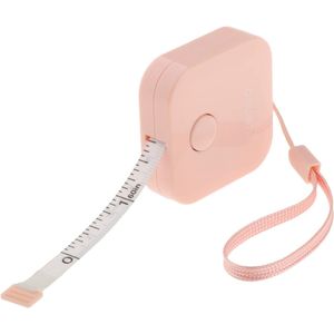 Fita Métrica Corporal de 1,5m Candy Colors com Trava Rosa