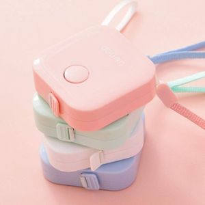 Fita Métrica Corporal de 1,5m Candy Colors com Trava Rosa