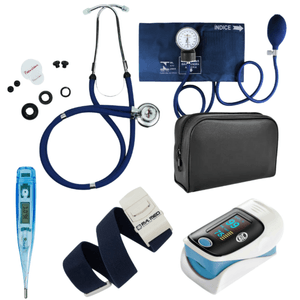 Kit Enfermagem Acadêmico Completo Azul