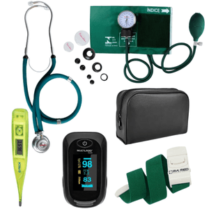 Kit Enfermagem Acadêmico Completo Verde