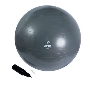 Bola Gym Ball 75 cm Cinza Acte